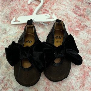 H&M Black Dress Shoes with Bow